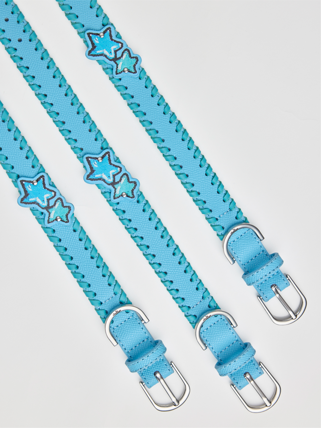 Star Leather Woven Collar