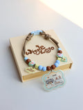 Personalised ID Tag Necklace-Sea Salt Latte