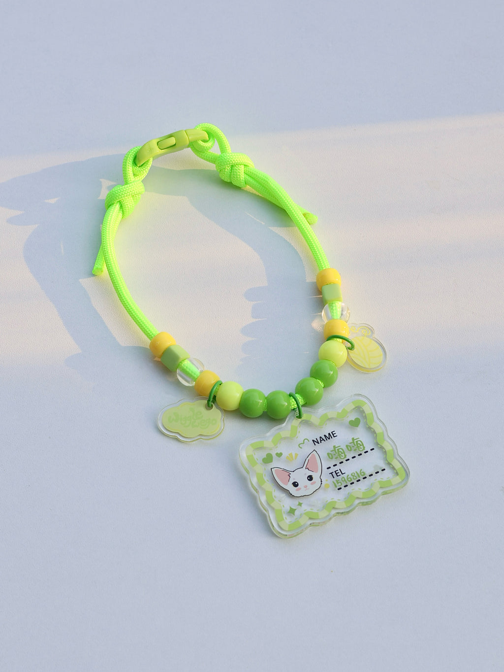 Personalised ID Tag Necklace-Footprints On The Green