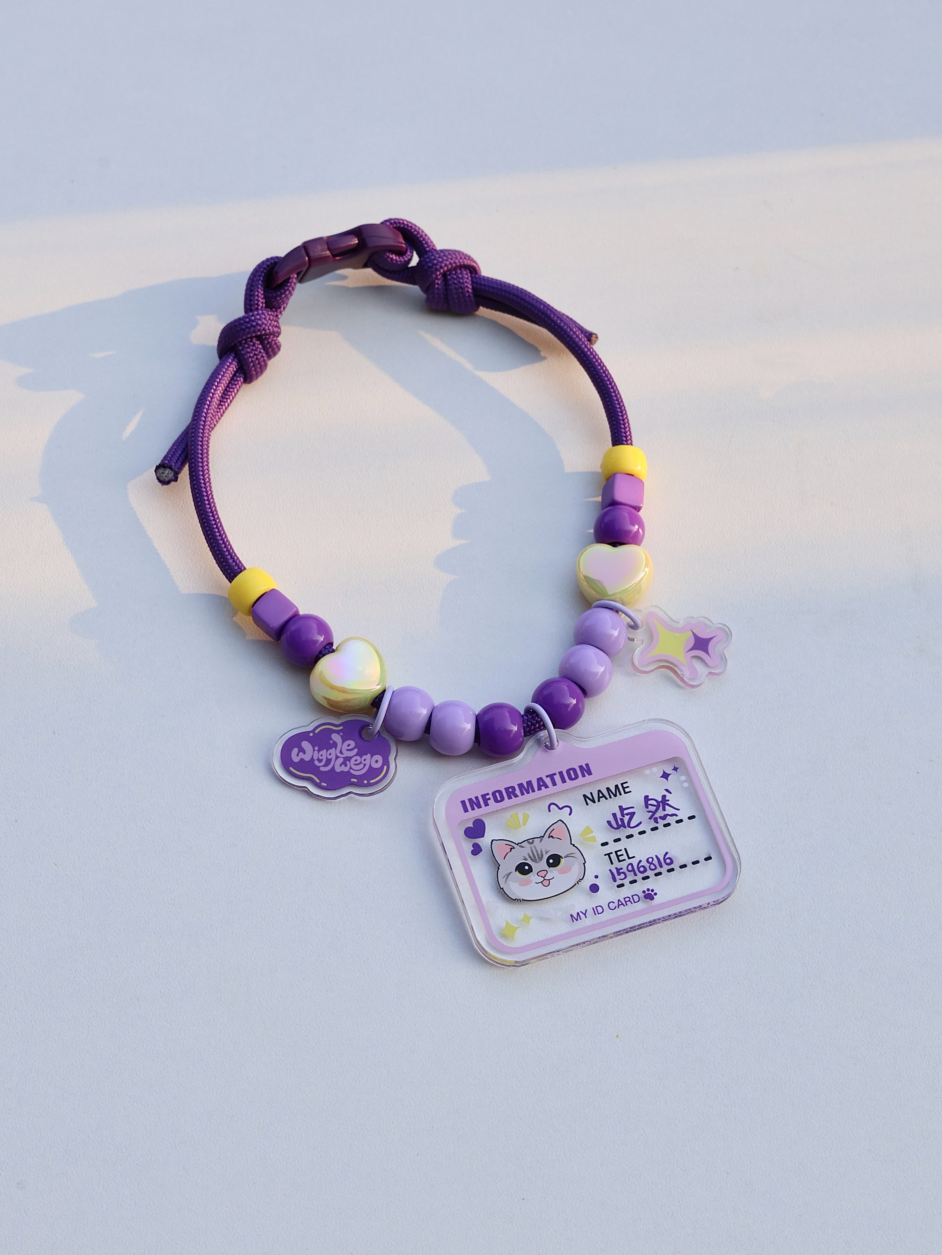 Personalised ID Tag Necklace-Grape Soda