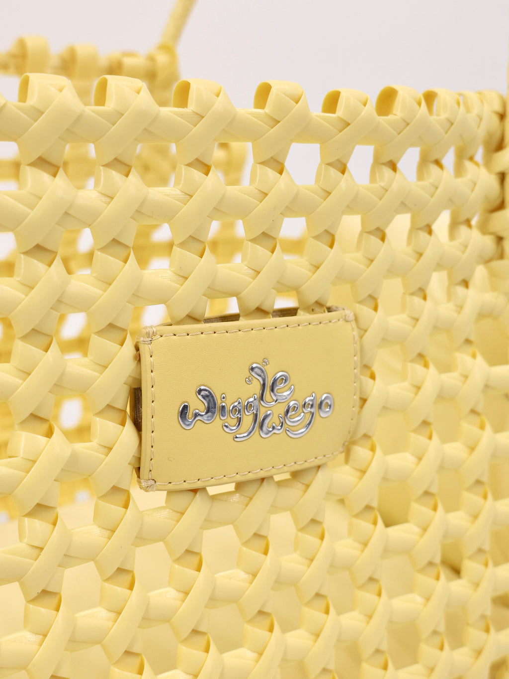Hand-Woven Tote Bag-Chick Yellow
