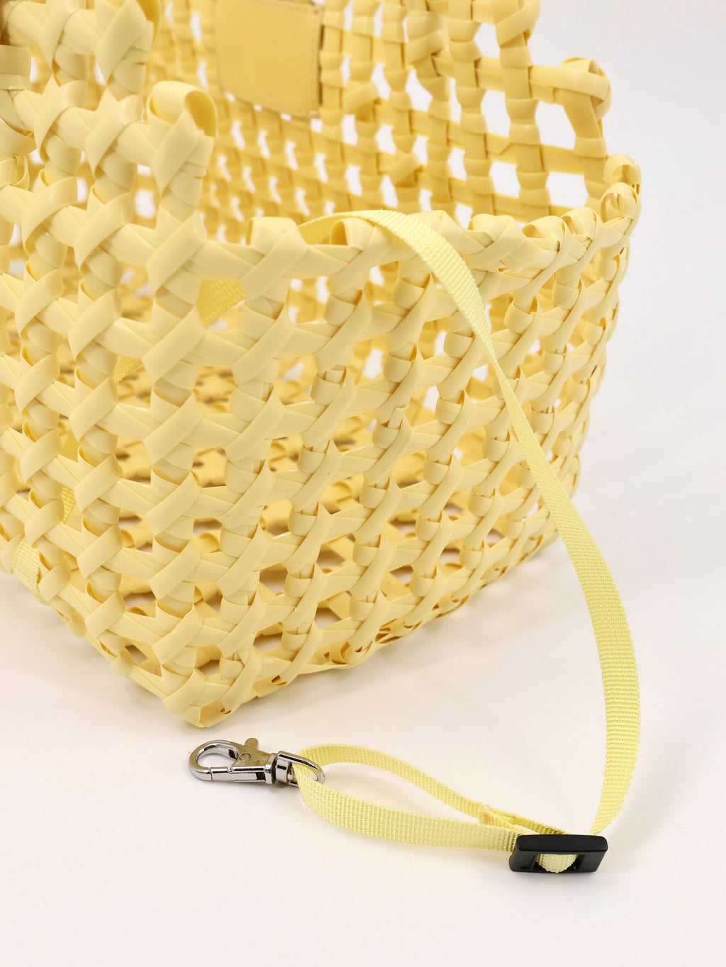 Hand-Woven Tote Bag-Chick Yellow