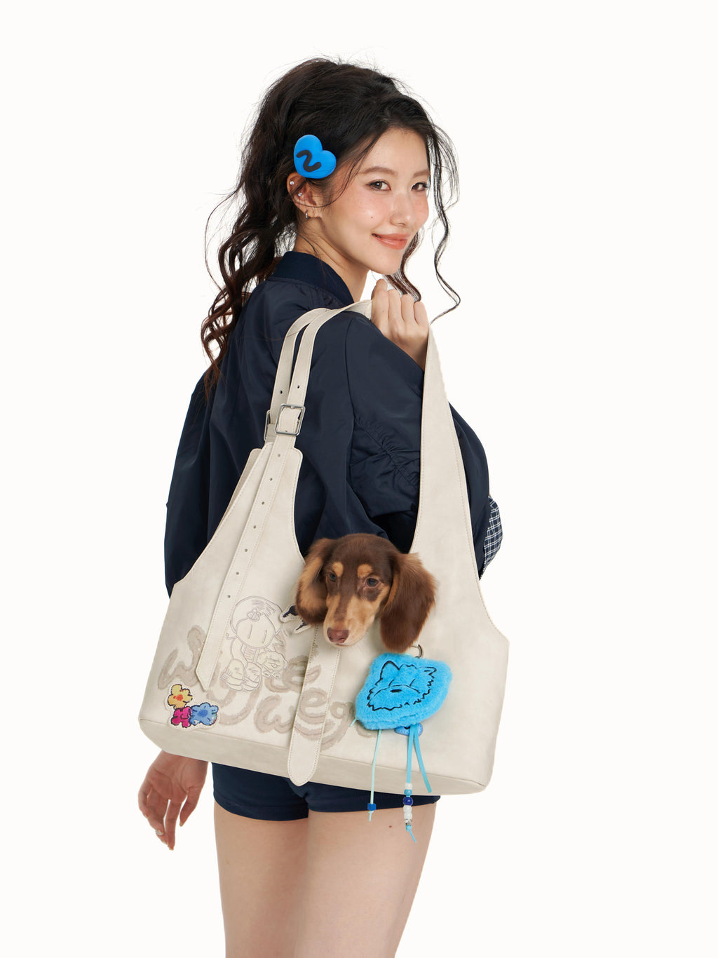 Hobo Bag-Washed White